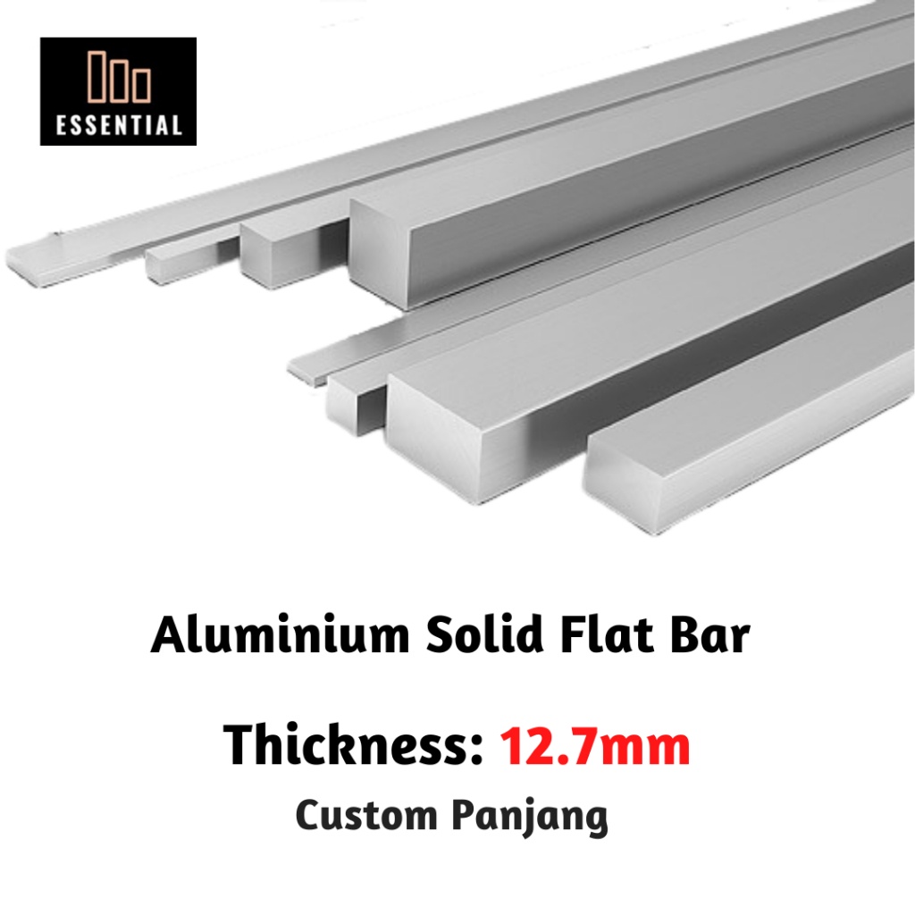 Aluminium bars and profile materials